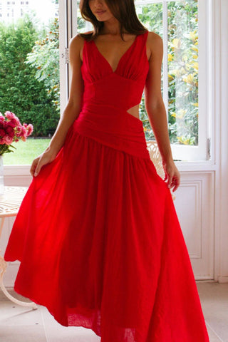 Toperth Cut-Out Maxi Dress