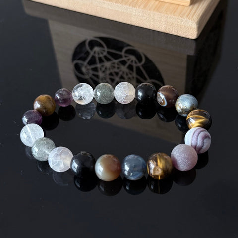Natural Multi-Stone Healing Crystal Bracelet