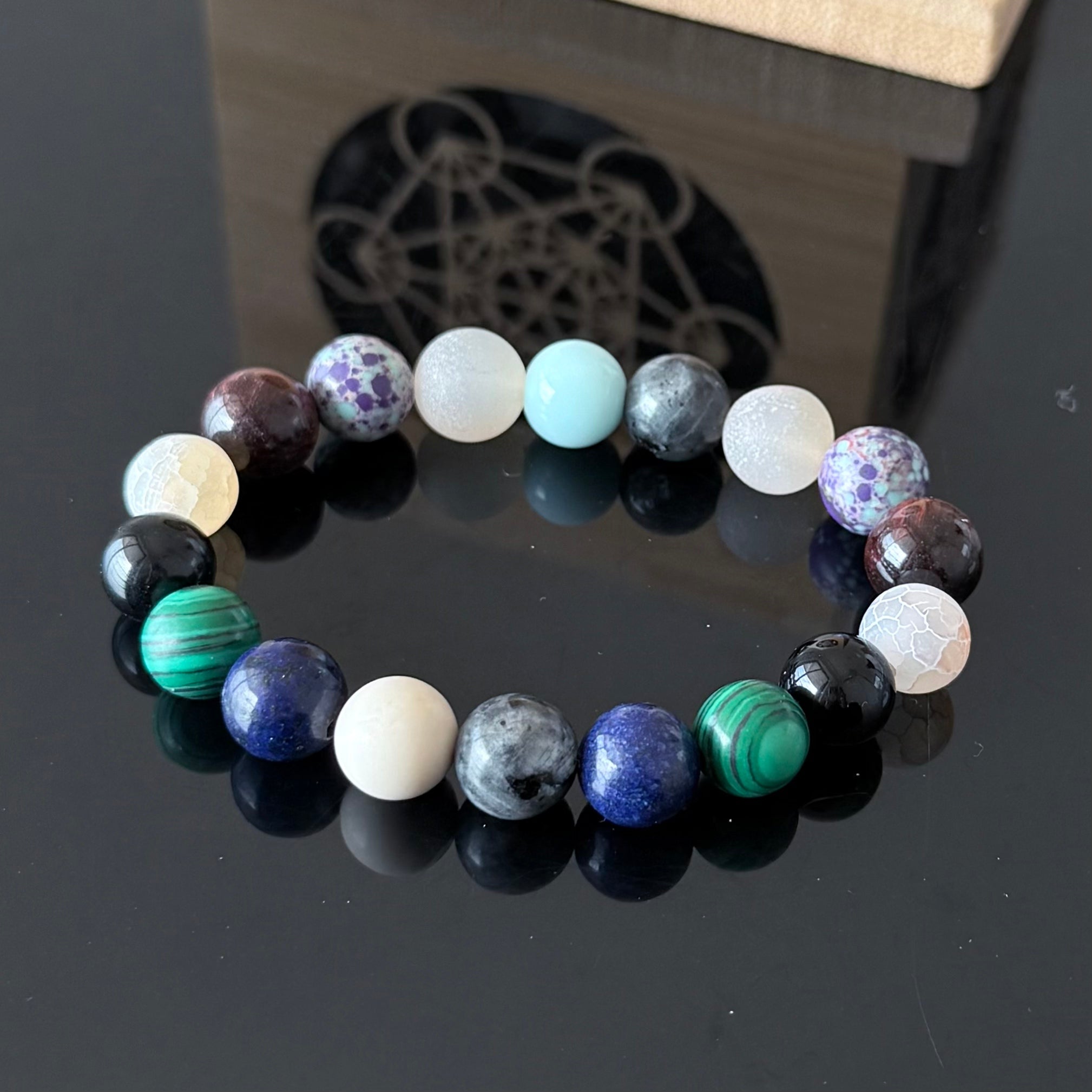 Multicolor Natural Gemstone Bracelet