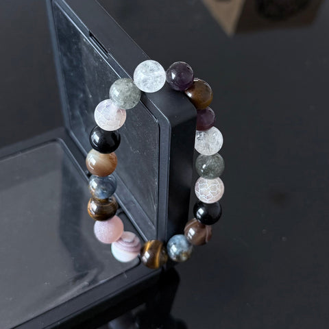 Natural Multi-Stone Healing Crystal Bracelet