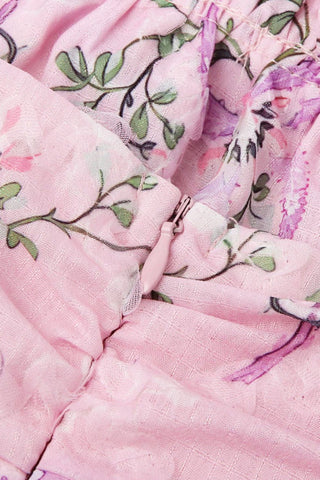 Ophelia Ribbon Print Dress