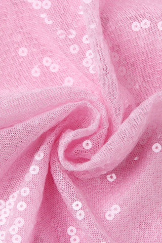 Honey Pink Sequin Maxi Dress