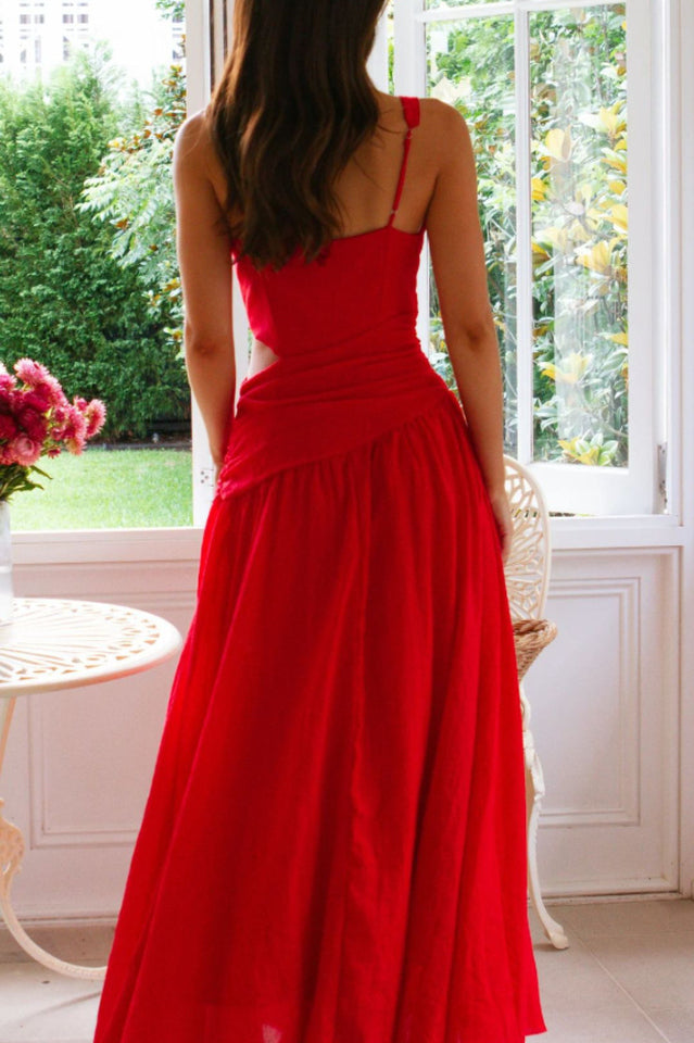Toperth Cut-Out Maxi Dress