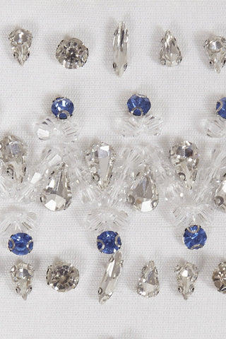 Strapless Crystal A Line Dress