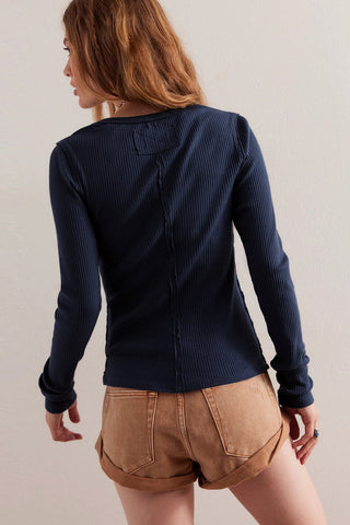 Crew Neck Long Sleeve Cardigan