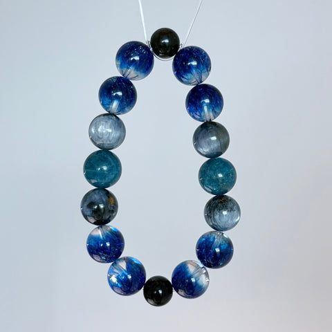 Blue Galaxy Kyanite Crystal Bracelet