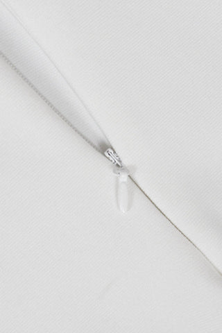 Strapless Crystal A Line Dress