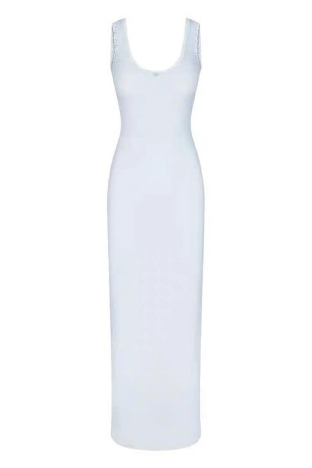 Soft Lounge Lace Scoop Neck Dress
