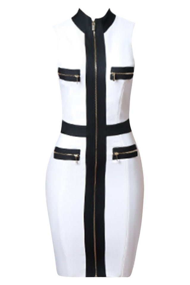 Jakky Sleeveless Midi Bandage Dress