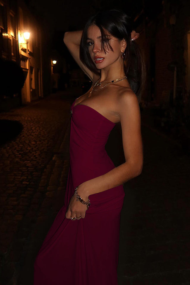 Jessica Hollow Out Backless Midi Dress