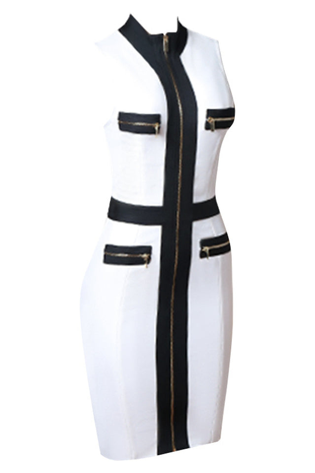 Jakky Sleeveless Midi Bandage Dress
