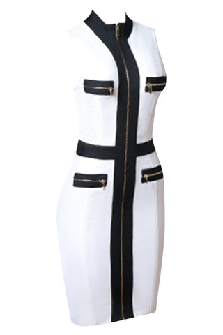 Jakky Sleeveless Midi Bandage Dress