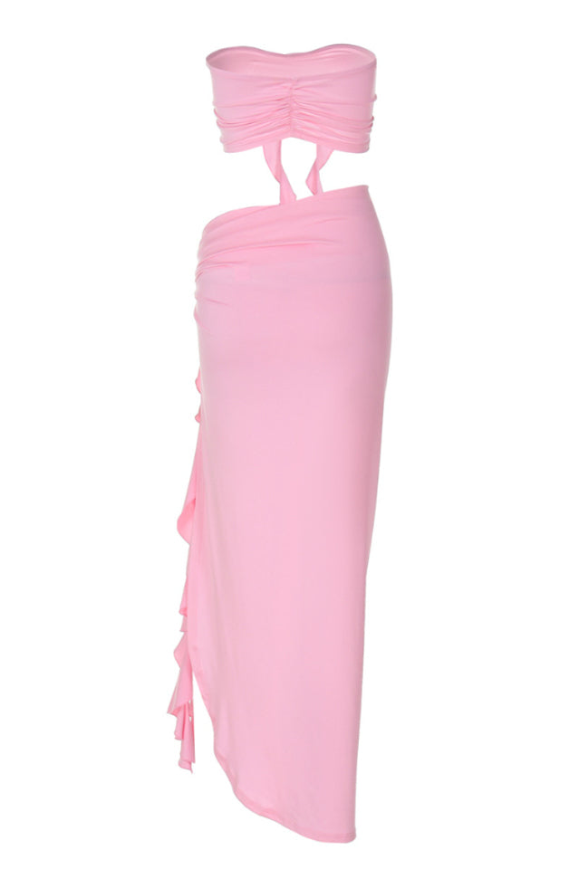 Arrietty Flower Draped Skirt Set