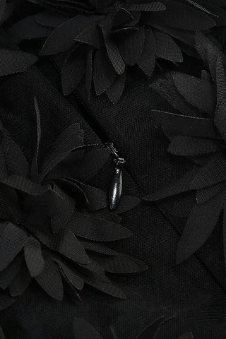Floral Detail Mesh Dress