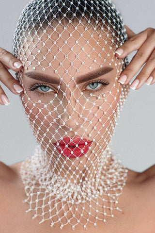 Crystal Unique Mesh Face Mask