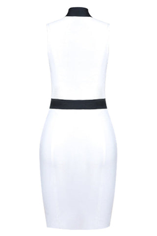 Jakky Sleeveless Midi Bandage Dress