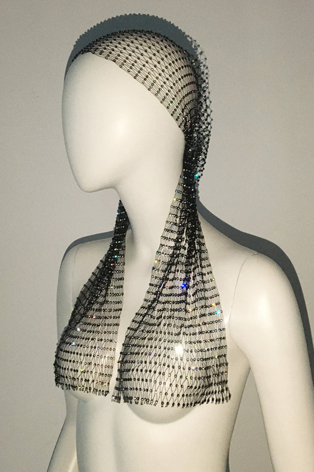 Party Art Rhinestone Hair Net
