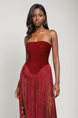 Oakley White Fringe Sexy Dress