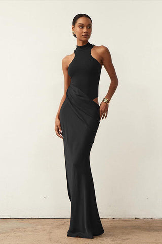 Vera Asymmetrical Cut Out Maxi Dress