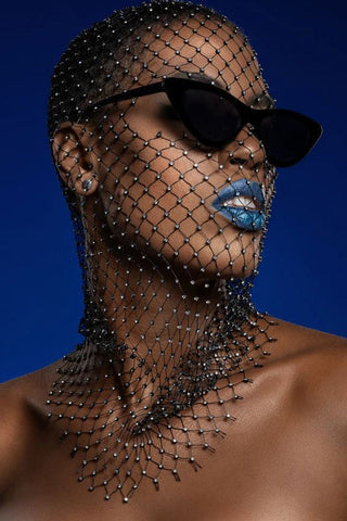 Crystal Unique Mesh Face Mask
