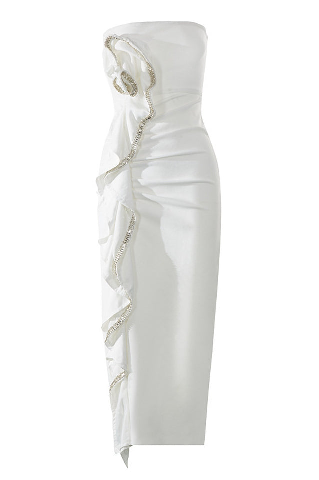 Yvonne Strapless Rhinestone Bandage Dress