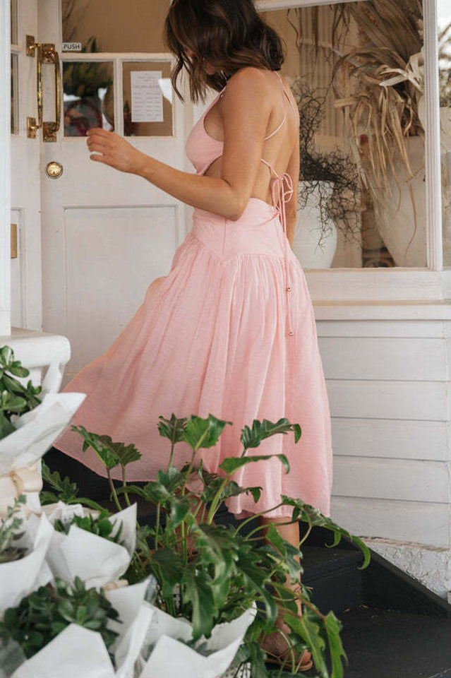 Blooming As One Midi Dress
