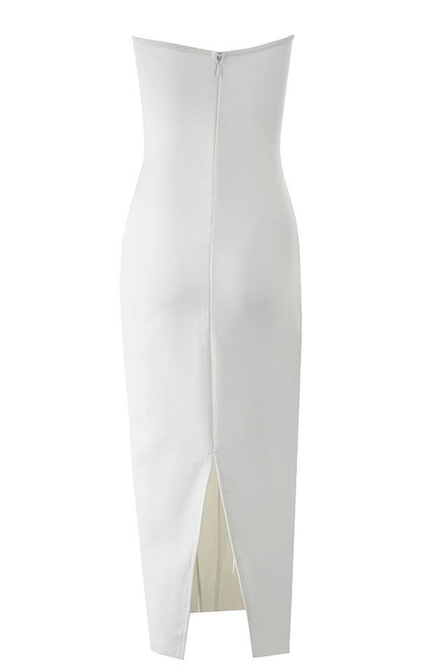 Yvonne Strapless Rhinestone Bandage Dress