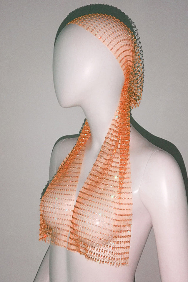 Party Art Rhinestone Hair Net