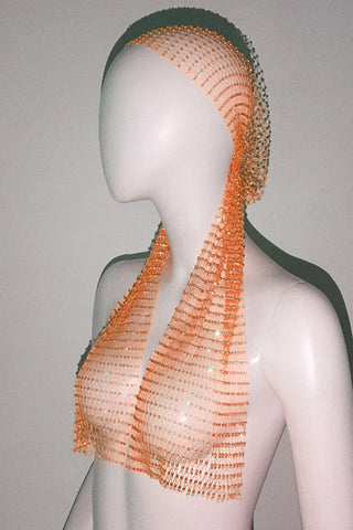 Party Art Rhinestone Hair Net