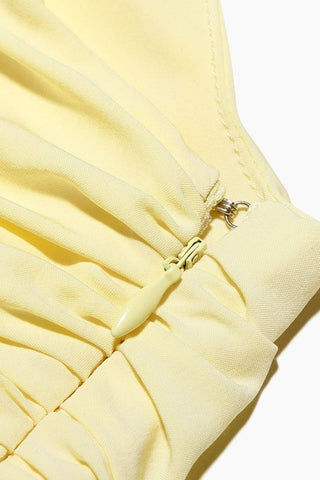 Luther Yellow Mini Dress