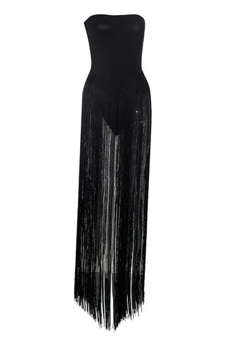 Oakley White Fringe Sexy Dress