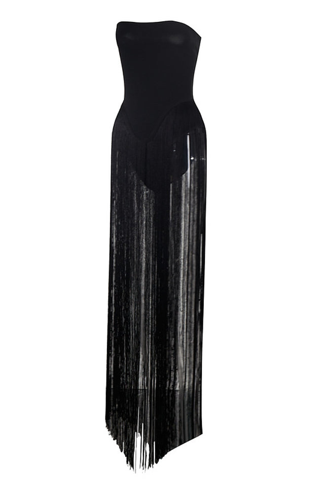 Oakley White Fringe Sexy Dress