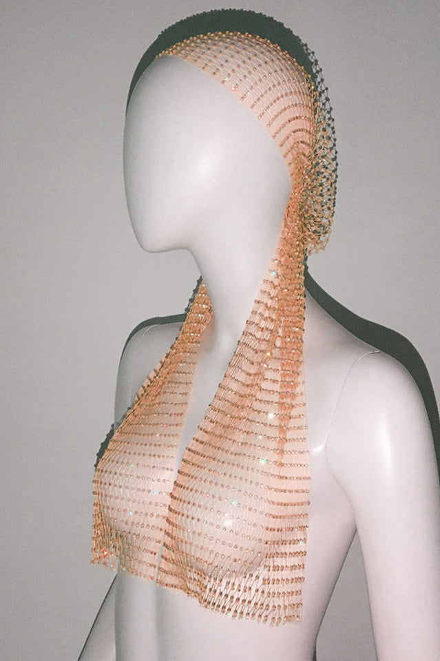 Party Art Rhinestone Hair Net