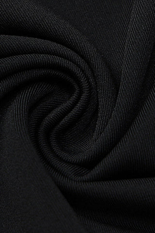 Plunging Neck Cut Out Maxi Dress