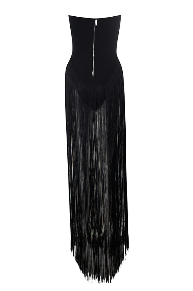 Oakley White Fringe Sexy Dress