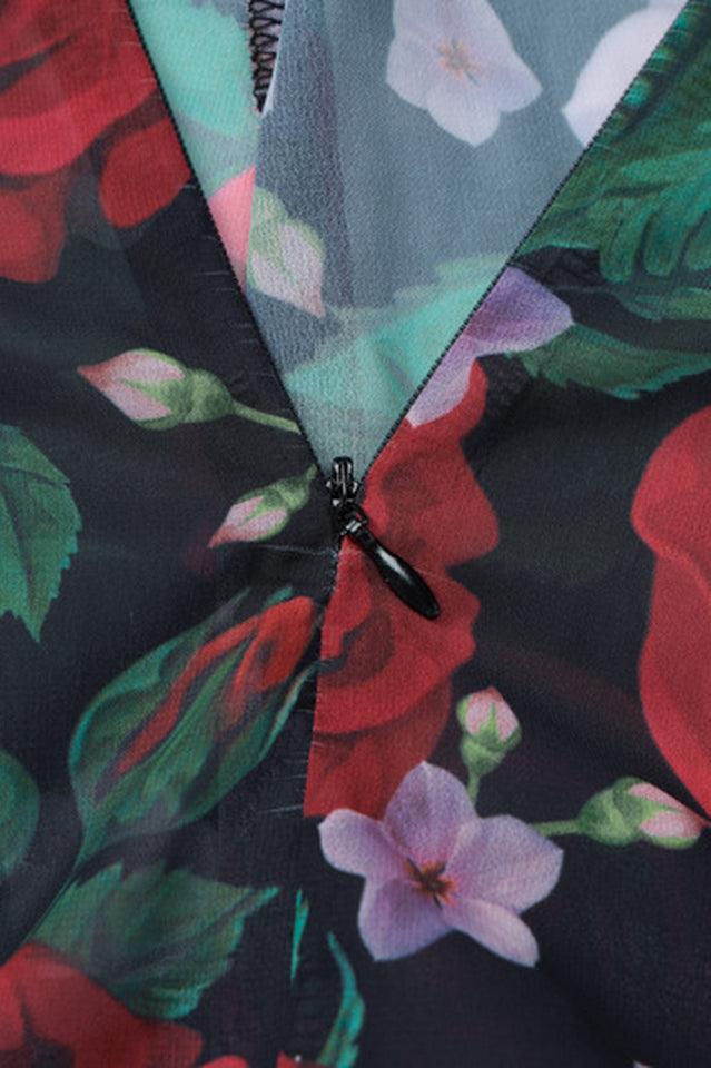 RONAN Floral Cami Long Dress