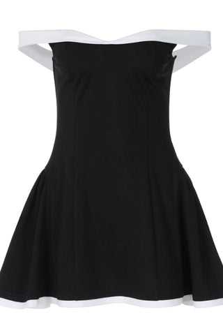 Ramona Contrast Corset Babydoll Mini Dress