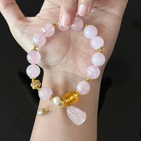 Rose Quartz Love Healing Bracelet