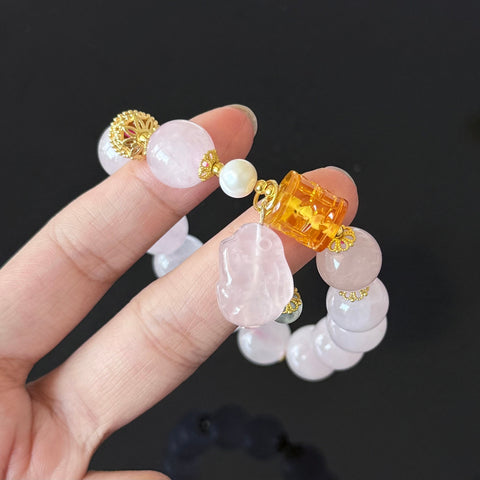 Rose Quartz Love Healing Bracelet