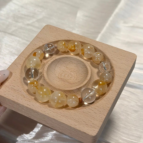 Golden Rutilated Quartz Bracelet