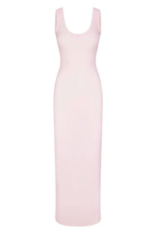 Soft Lounge Lace Scoop Neck Dress