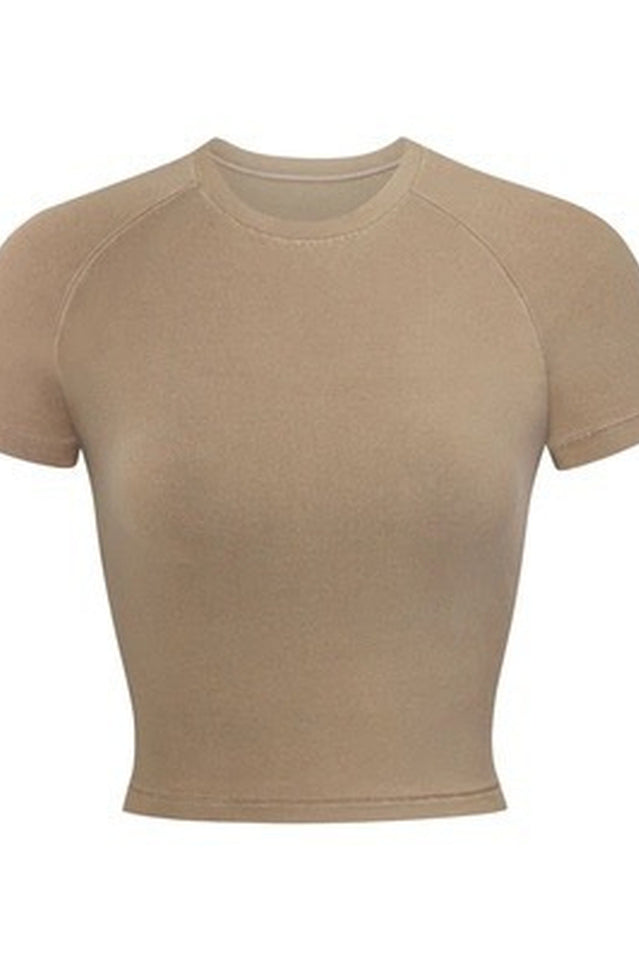 New Vintage Cropped Raglan T-Shirt