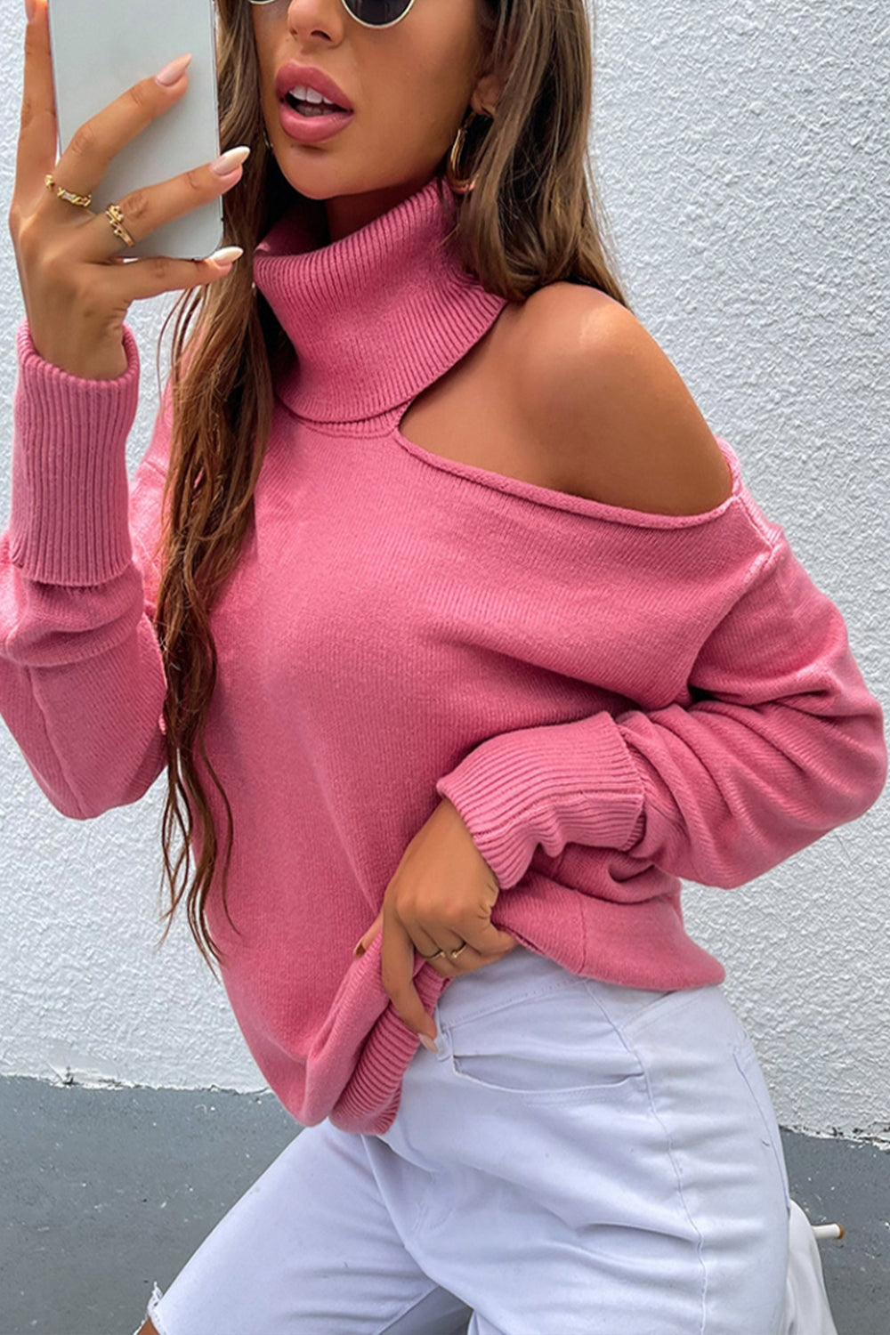 Two Lapel Knit Sweater