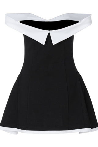 Ramona Contrast Corset Babydoll Mini Dress
