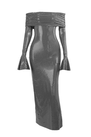 Piper Off Shoulder Backless Maxi Dress