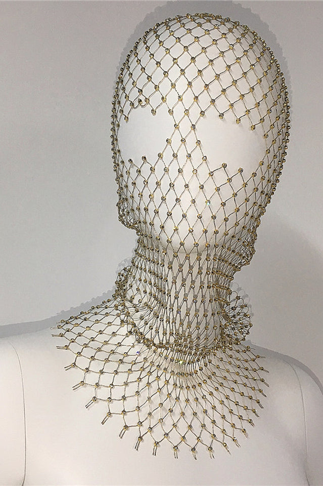 Crystal Unique Mesh Face Mask