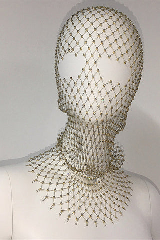 Crystal Unique Mesh Face Mask