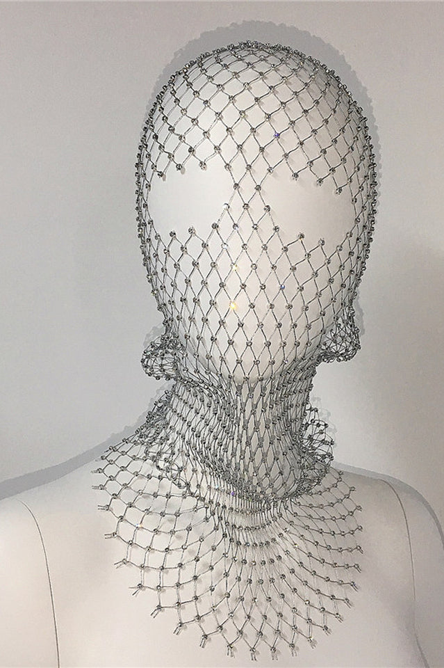 Crystal Unique Mesh Face Mask