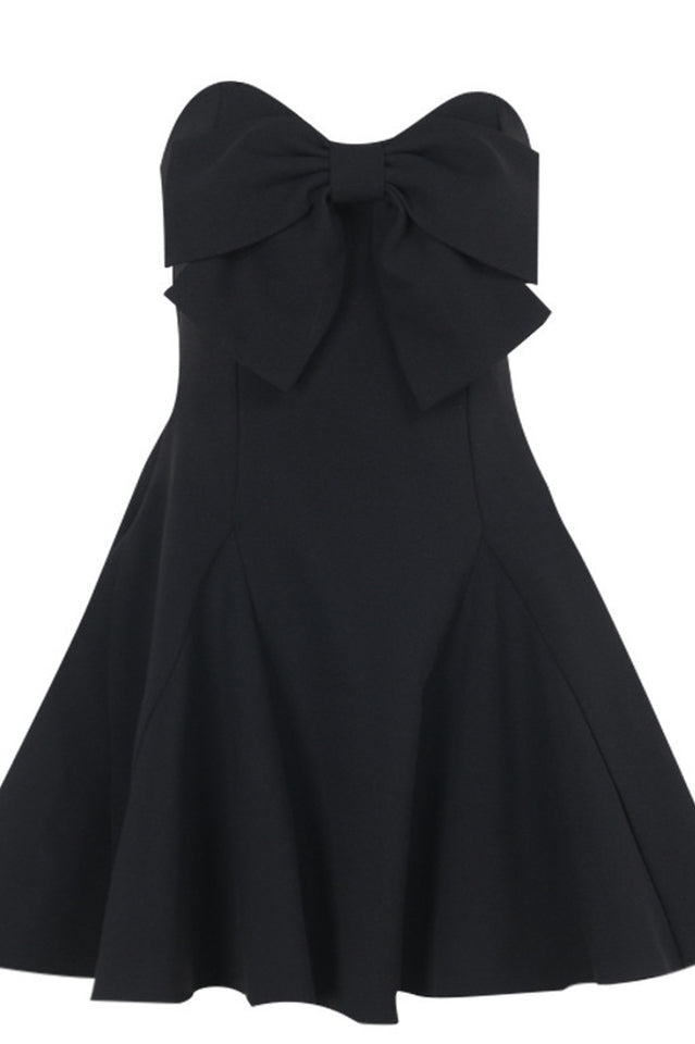 Holly Strapless Skirt with Bow Detail