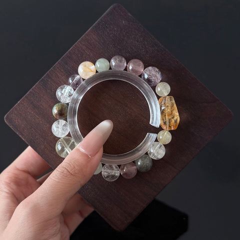 Natural Citrine Raw Crystal Bracelet